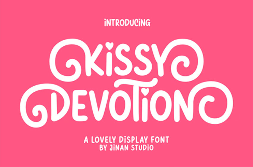 Kissy Devotion Font