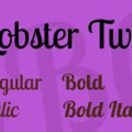 Lobster Two Font