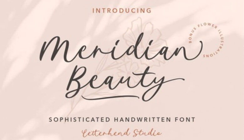 Meridian Beauty Font