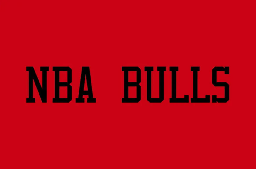 Nba Bulls Font