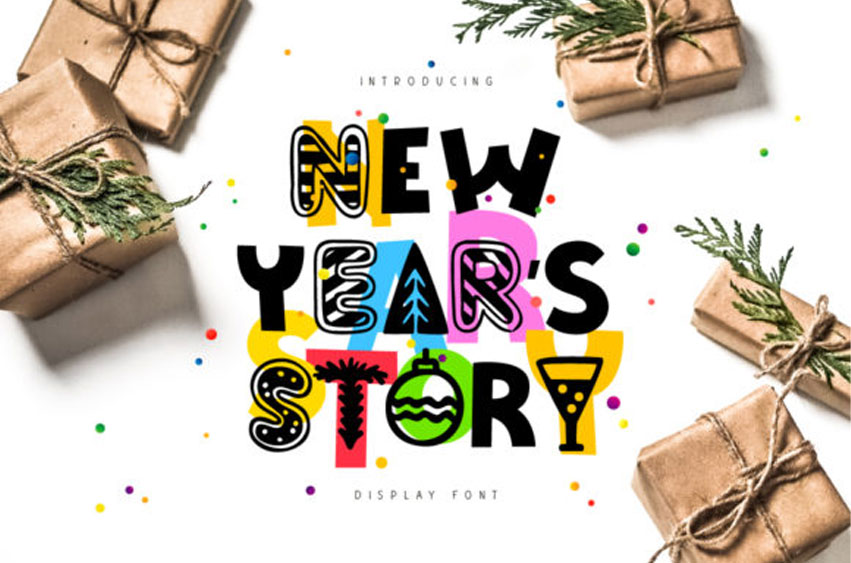 New Year's Story Font
