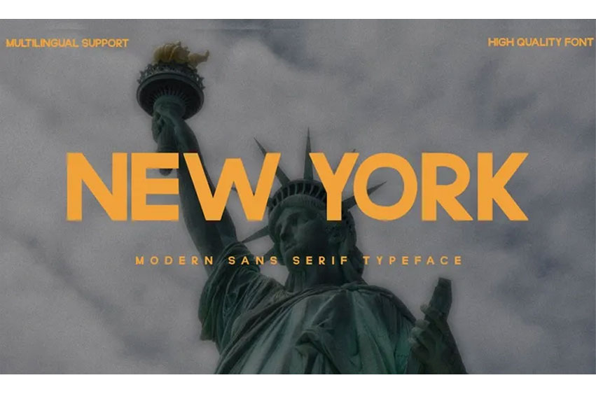 New York Sans Font