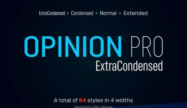 Opinion Pro Font