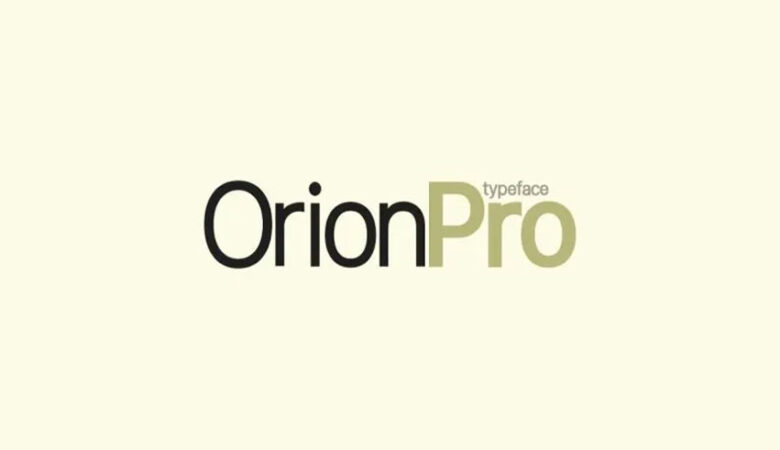 Orion Pro Font