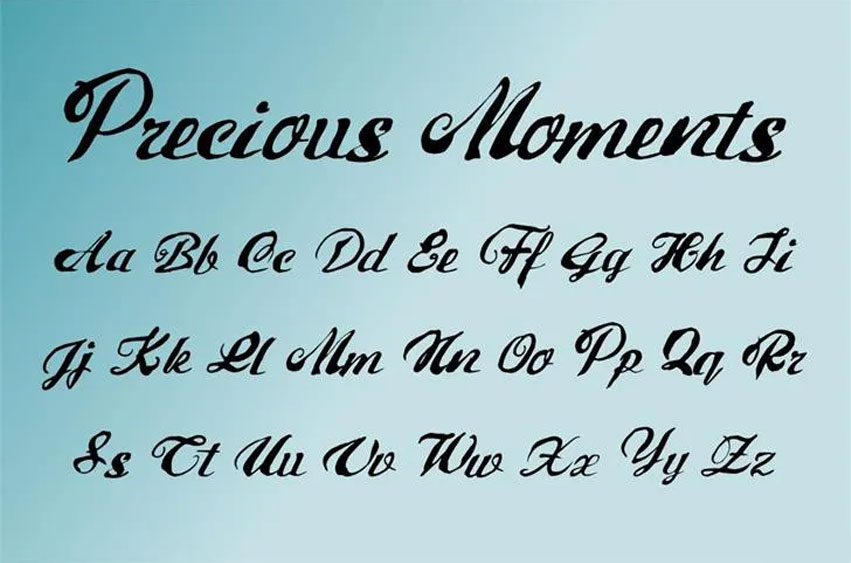 Precious Moments Font
