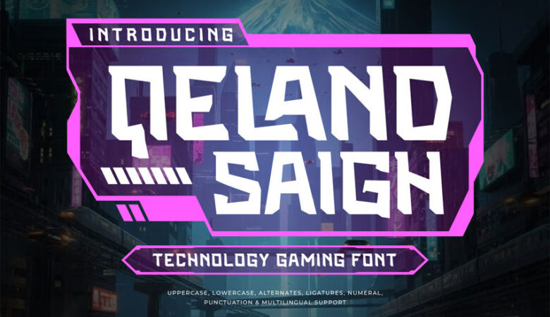 Qeland Saigh Font