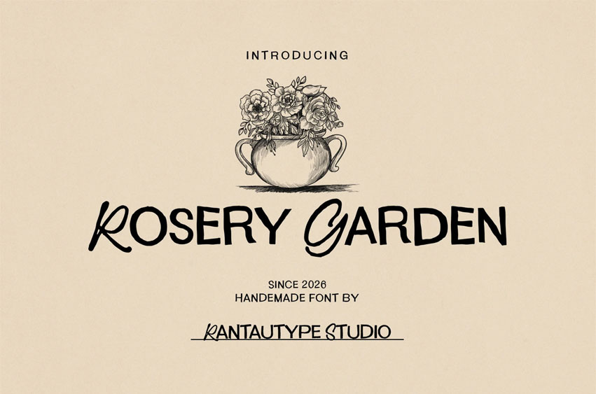 Rosery Garden Font