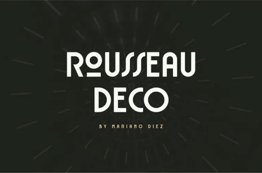Rousseau Deco Font