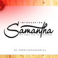 Samantha Script Font