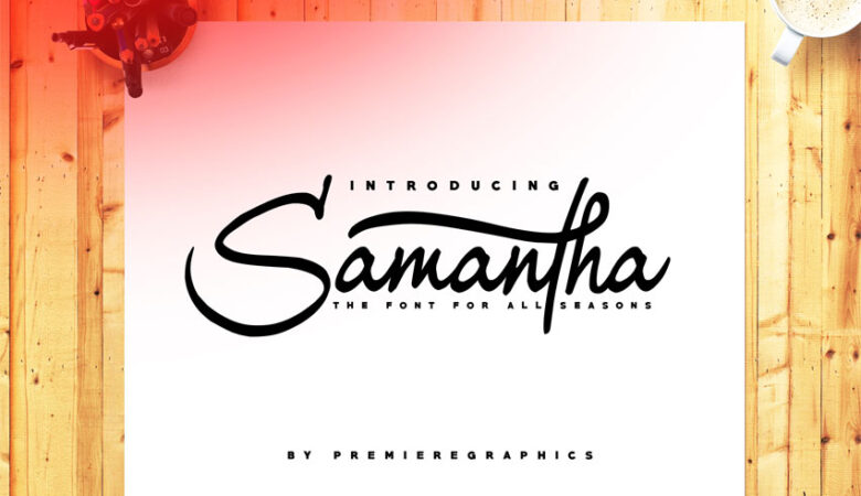 Samantha Script Font