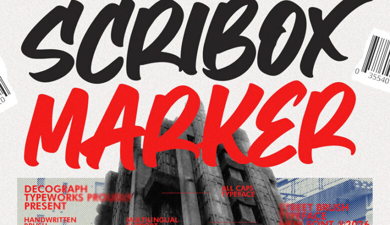 Scribox Marker Font