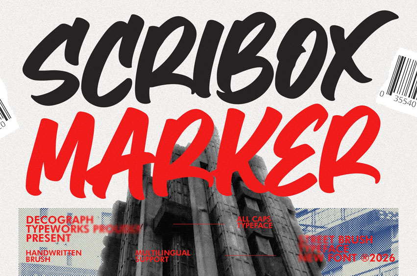 Scribox Marker Font