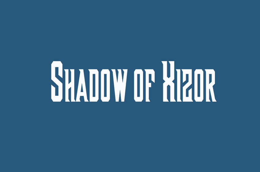 Shadow of Xizor Font