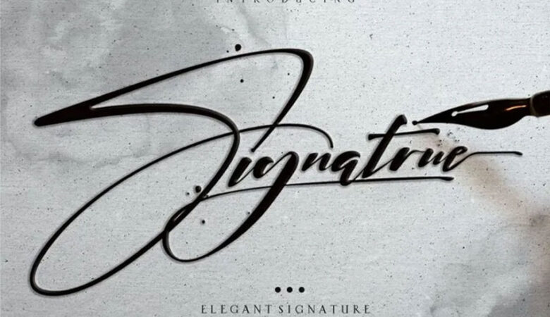 Signatrue Font