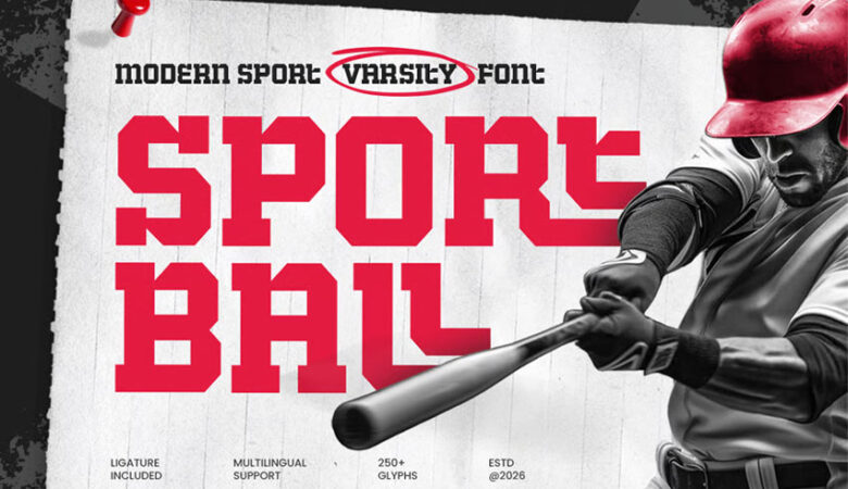 Sport Ball Font