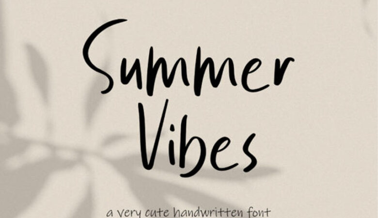 Summer Vibes Font