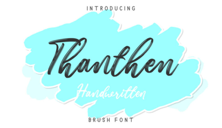 Thanthen Font