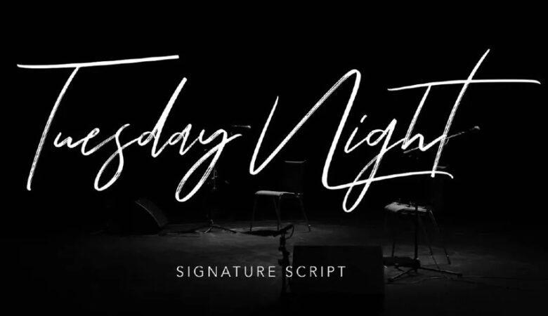 Tuesday Night Font
