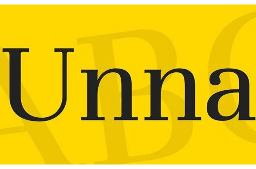 Unna Font