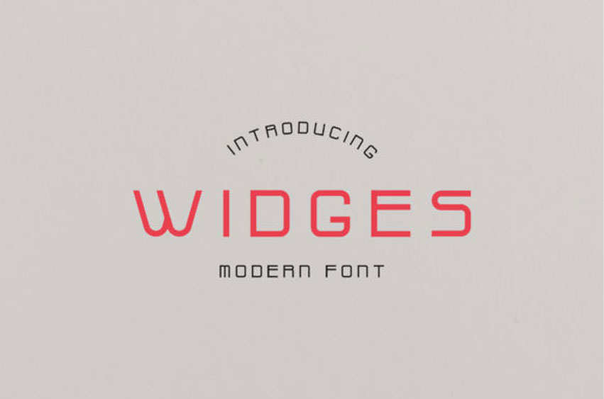 Widges Font