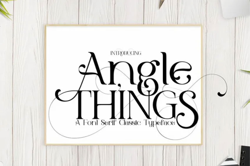 Angle Things Font