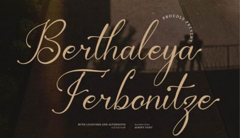Berthaleya Ferbonitze Font