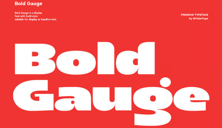 Bold Gauge Font