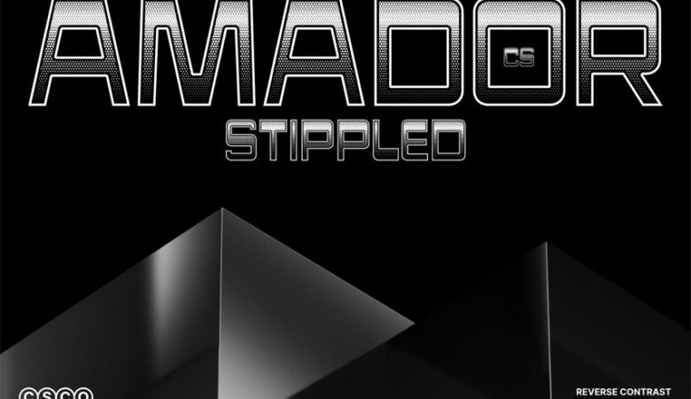 CS Amador Stippled Font