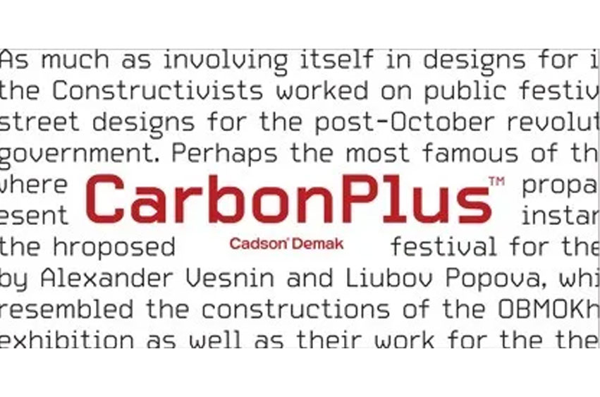Carbon Plus Font