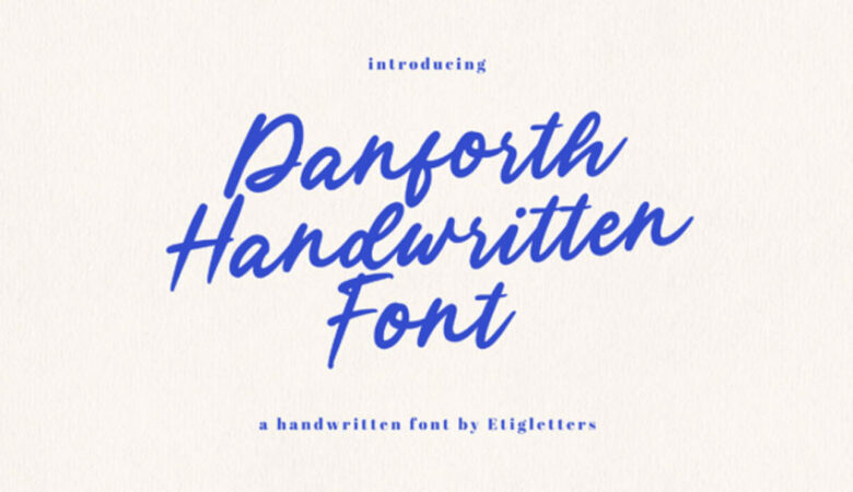 Danforth Font