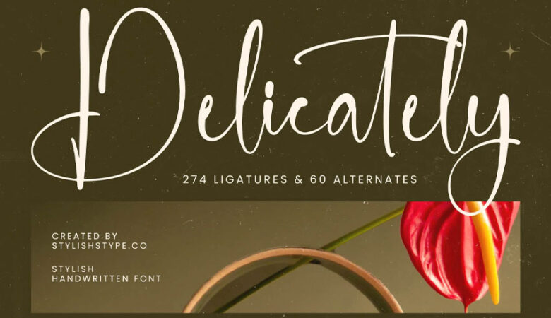 Delicately Font