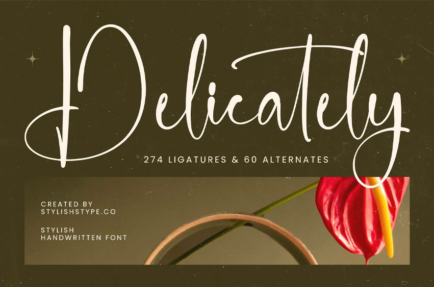 Delicately Font