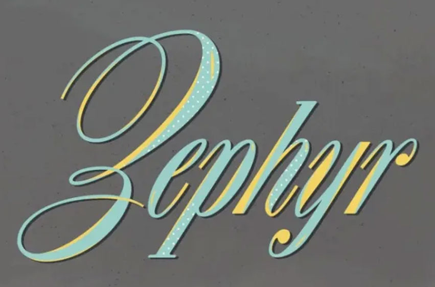 Filmotype Zephyr Font