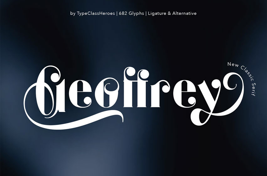 Geoffrey Serif Font