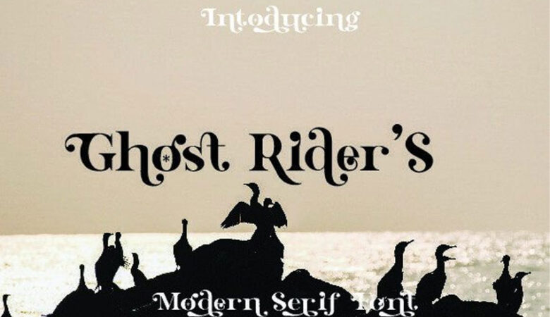 Ghost Rider's Font