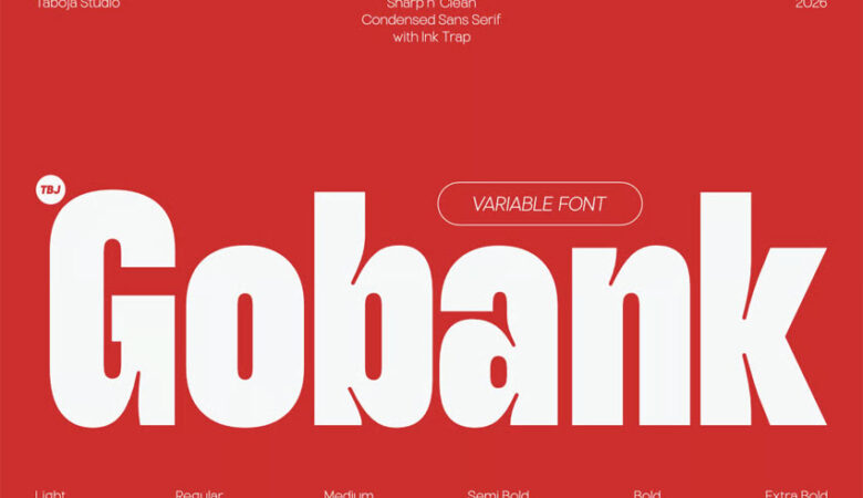 Gobank Condensed Font