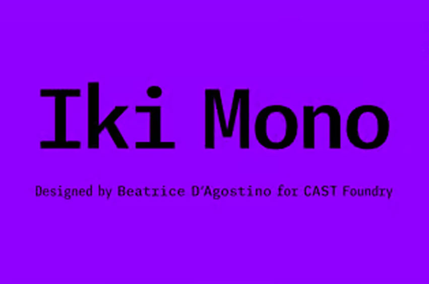 Iki Mono Font
