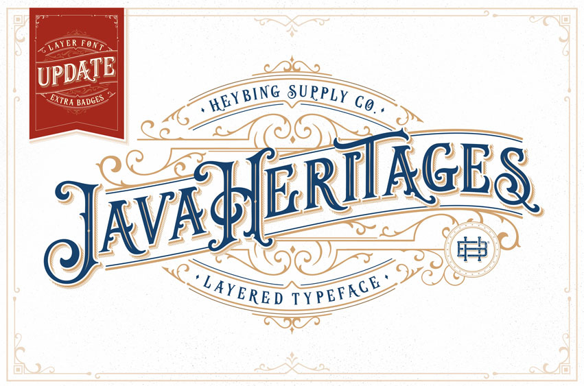 Java Heritages Font