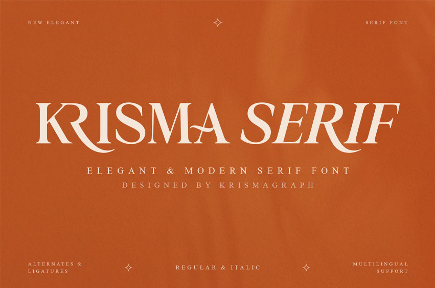Krisma Serif Font