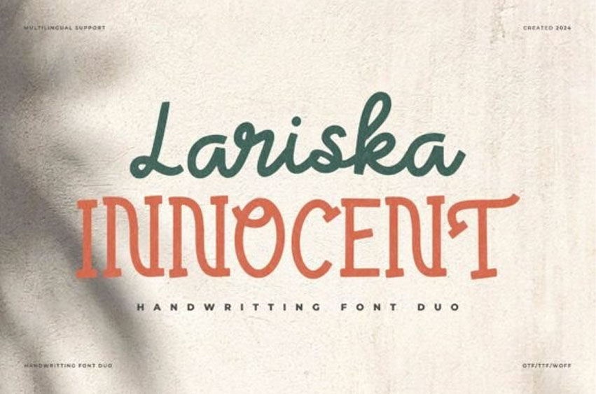 Lariska Innocent Font