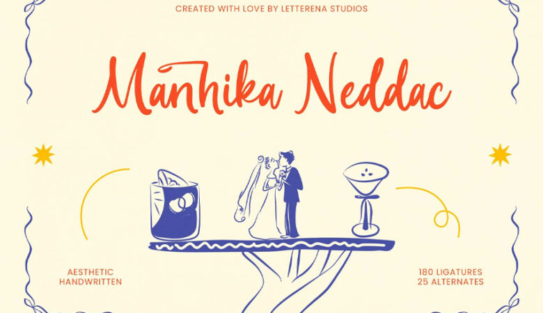 Manhika Neddac Font