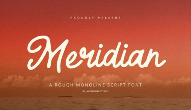 Meridian Font