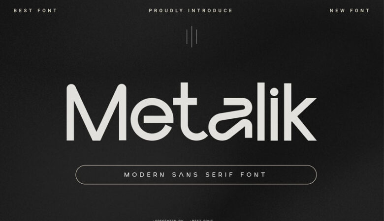 Metalik Font