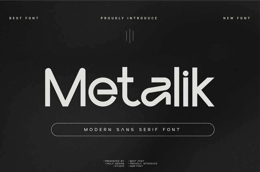 Metalik Font