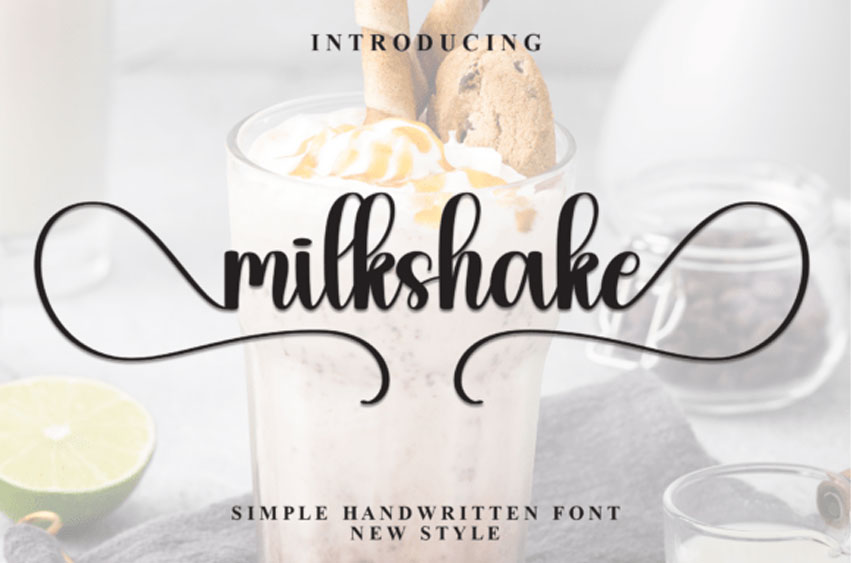 Milkshake Font