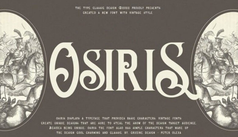 Osiris Display Font