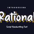 Rational Script Font
