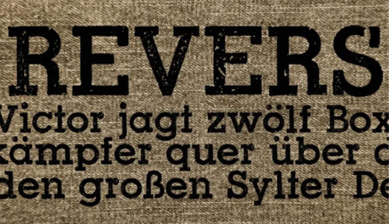 Revers Font