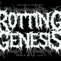 Rotting Genesis Font