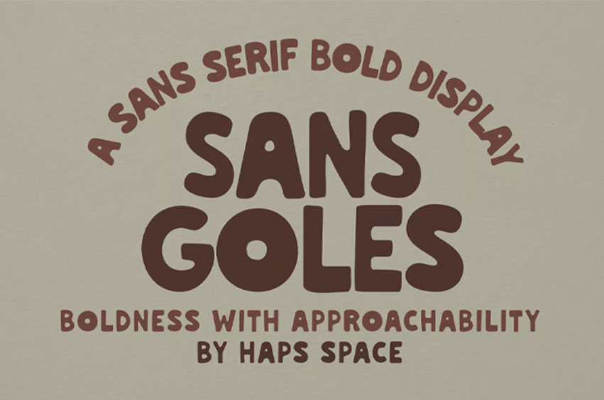 Sans Goles Font
